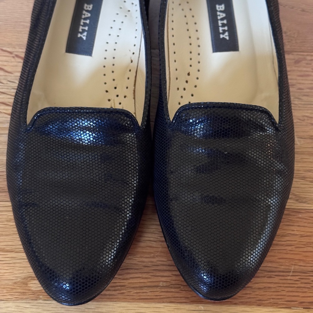 Vintage Bally Isabel Styleflex Black Shimmer Sequins
Flats 8 1/2 M - Picture 5 of 6
